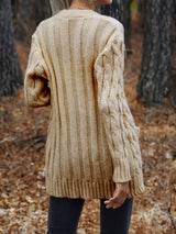 Cable-Knit Button Down Cardigan king-general-store-5710.myshopify.com