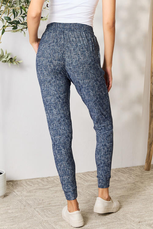 LOVEIT Heathered Drawstring Leggings with Pockets king-general-store-5710.myshopify.com