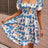 Floral Square Neck Puff Sleeve Dress king-general-store-5710.myshopify.com