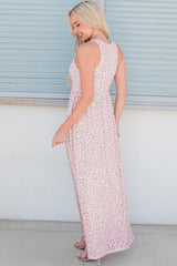 Leopard Round Neck Sleeveless Maxi Dress king-general-store-5710.myshopify.com