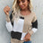 Color Block Ribbed Trim Round Neck Knit Pullover king-general-store-5710.myshopify.com