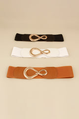 Ribbed Alloy Buckle Elastic Belt king-general-store-5710.myshopify.com