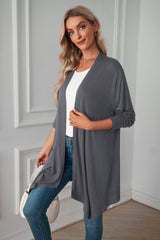 Open Front Long Sleeve Cardigan king-general-store-5710.myshopify.com