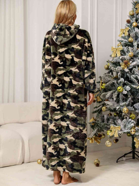 Camouflage Hooded Teddy Night Dress king-general-store-5710.myshopify.com