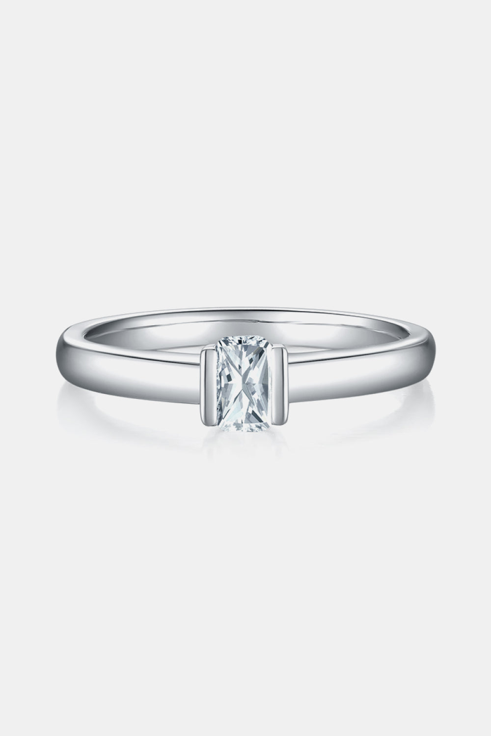 Moissanite 925 Sterling Silver Solitaire Ring king-general-store-5710.myshopify.com