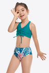 Printed Drawstring Ruched Two-Piece Swim Set king-general-store-5710.myshopify.com