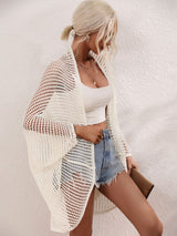 Openwork Open Front Longline Cover Up king-general-store-5710.myshopify.com