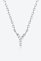 V To Z Zircon 925 Sterling Silver Necklace king-general-store-5710.myshopify.com
