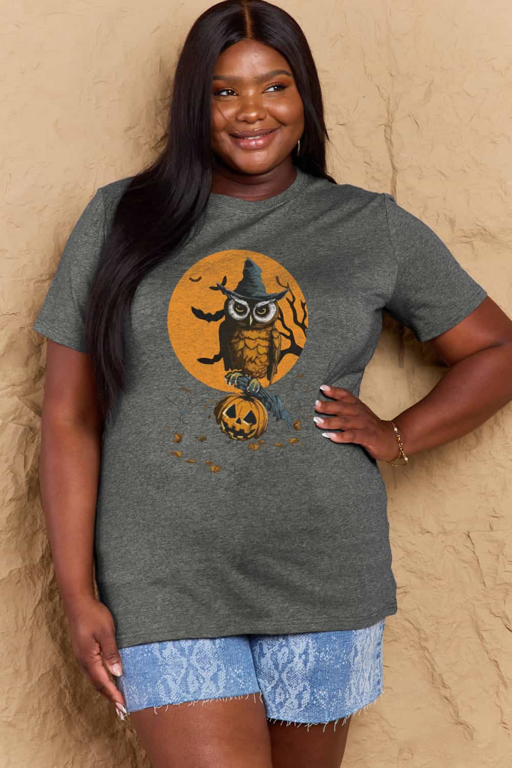 Simply Love Full Size Holloween Theme Graphic Cotton T-Shirt king-general-store-5710.myshopify.com