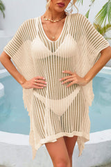 Fringe Trim Openwork Cover Up king-general-store-5710.myshopify.com