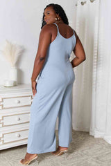 Basic Bae Full Size Spaghetti Strap V-Neck Jumpsuit king-general-store-5710.myshopify.com