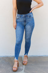 Kancan Lindsay Full Size Raw Hem High Rise Skinny Jeans king-general-store-5710.myshopify.com