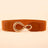 Ribbed Alloy Buckle Elastic Belt king-general-store-5710.myshopify.com