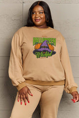 Simply Love Full Size Witch Hat Graphic Sweatshirt king-general-store-5710.myshopify.com