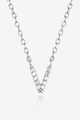 V To Z Zircon 925 Sterling Silver Necklace king-general-store-5710.myshopify.com
