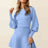 Round Neck Lantern Sleeve Sweater Dress king-general-store-5710.myshopify.com