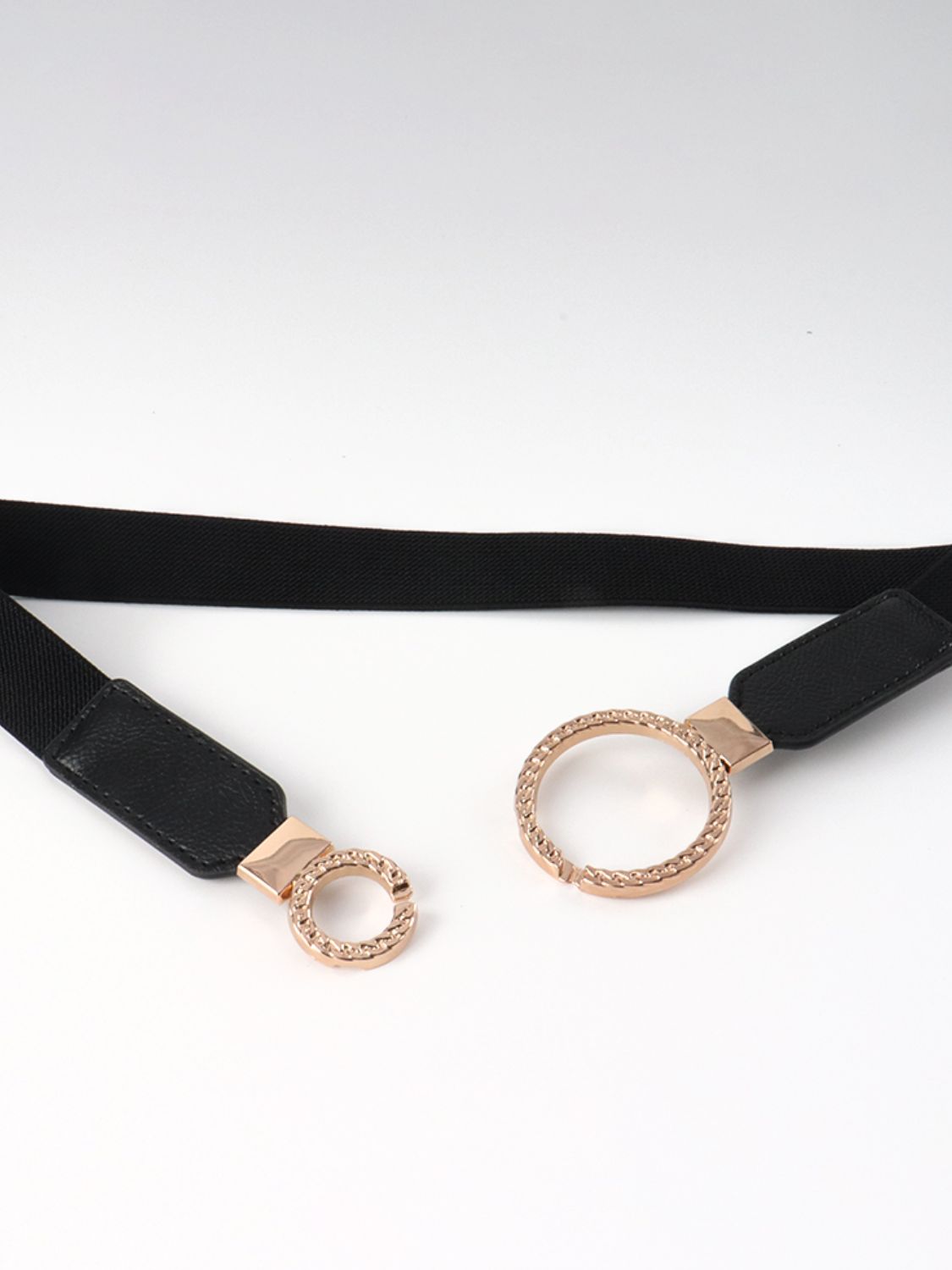 Double Ring Buckle Elastic PU Belt king-general-store-5710.myshopify.com