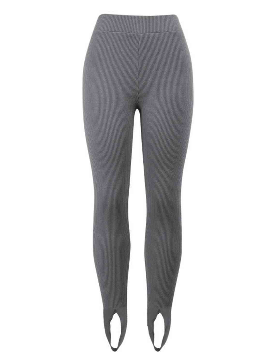 Ribbed Mid Waist Leggings king-general-store-5710.myshopify.com