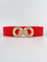 Geometric Buckle Elastic Wide Belt king-general-store-5710.myshopify.com