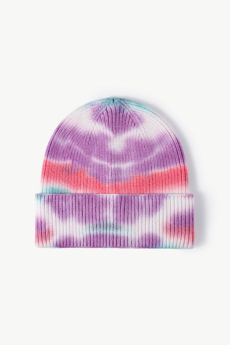 Tie-Dye Cuffed Knit Beanie king-general-store-5710.myshopify.com