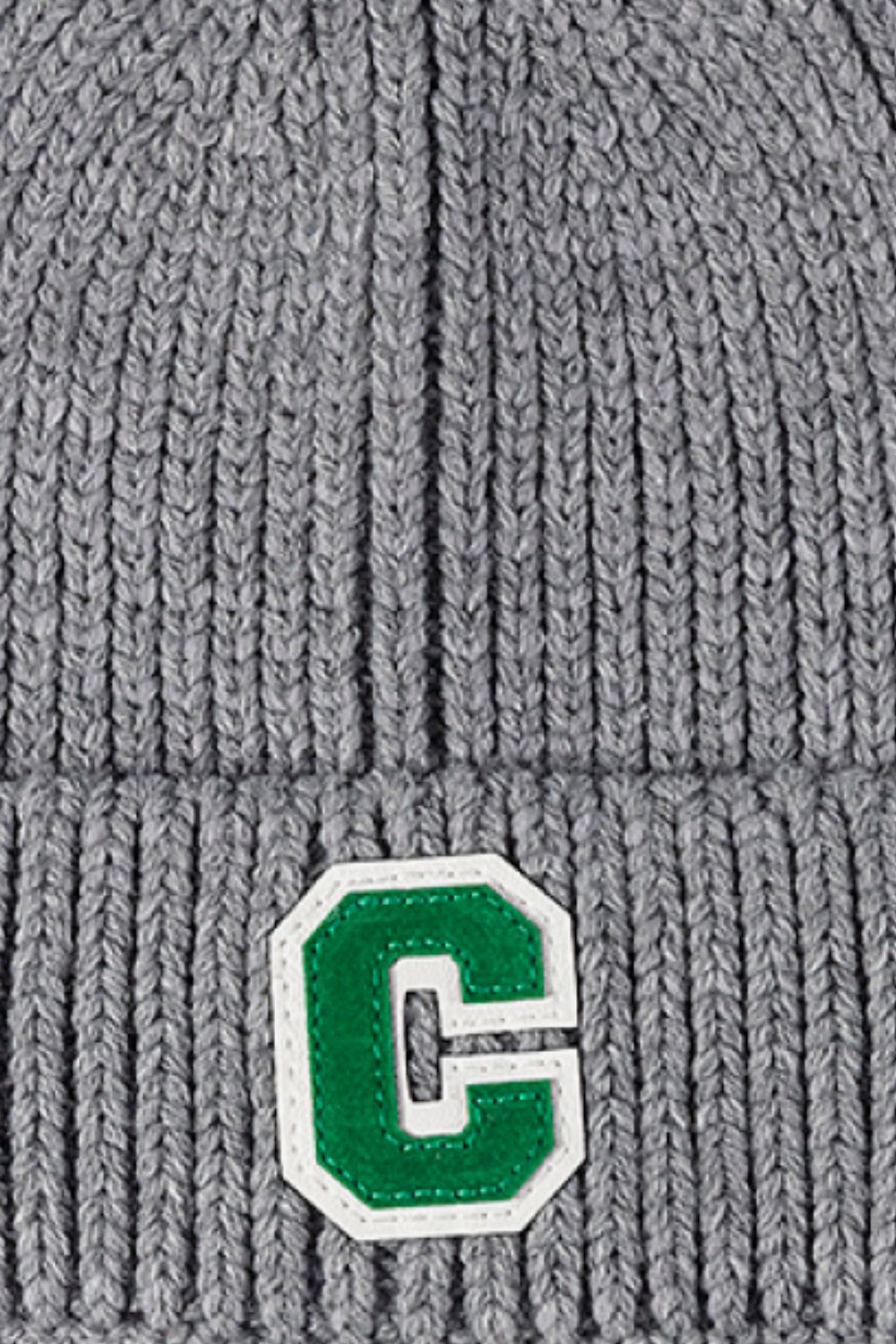 Letter C Patch Cuffed Beanie king-general-store-5710.myshopify.com