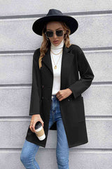 Lapel Collar Long Sleeve Blazer king-general-store-5710.myshopify.com