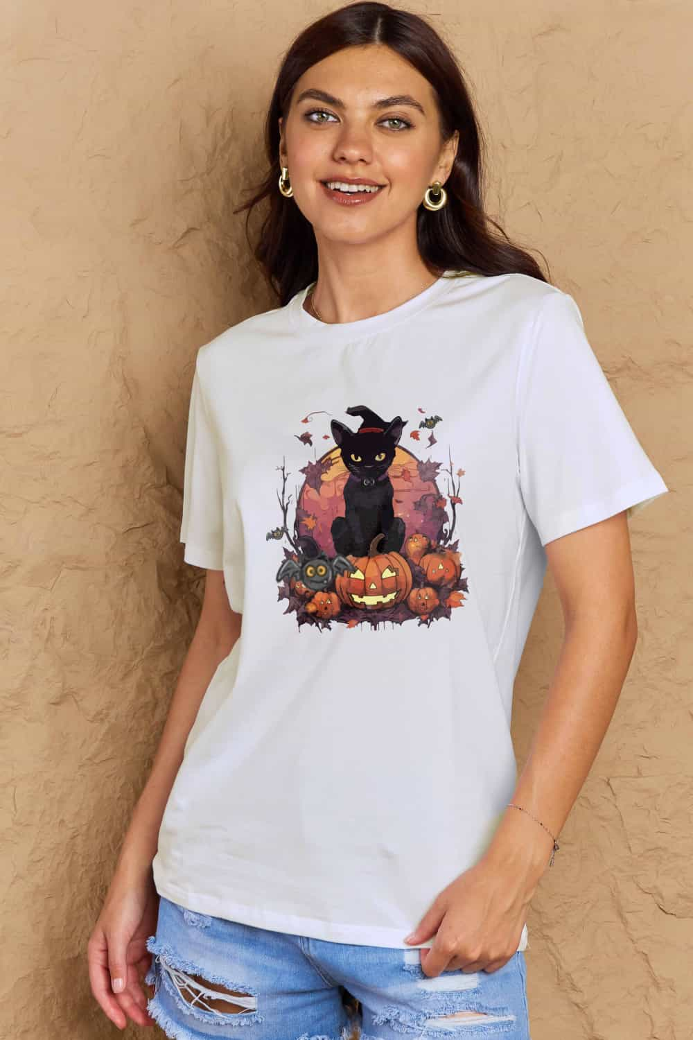 Simply Love Full Size Halloween Theme Graphic T-Shirt king-general-store-5710.myshopify.com