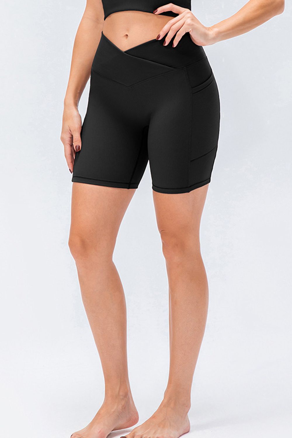 Slim Fit V-Waistband Sports Shorts king-general-store-5710.myshopify.com