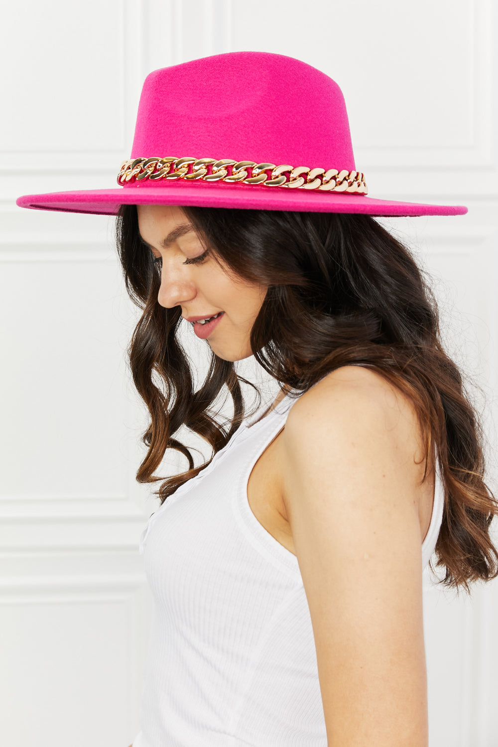 Fame Keep Your Promise Fedora Hat in Pink king-general-store-5710.myshopify.com