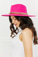 Fame Keep Your Promise Fedora Hat in Pink king-general-store-5710.myshopify.com