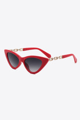 Chain Detail Cat-Eye Sunglasses king-general-store-5710.myshopify.com