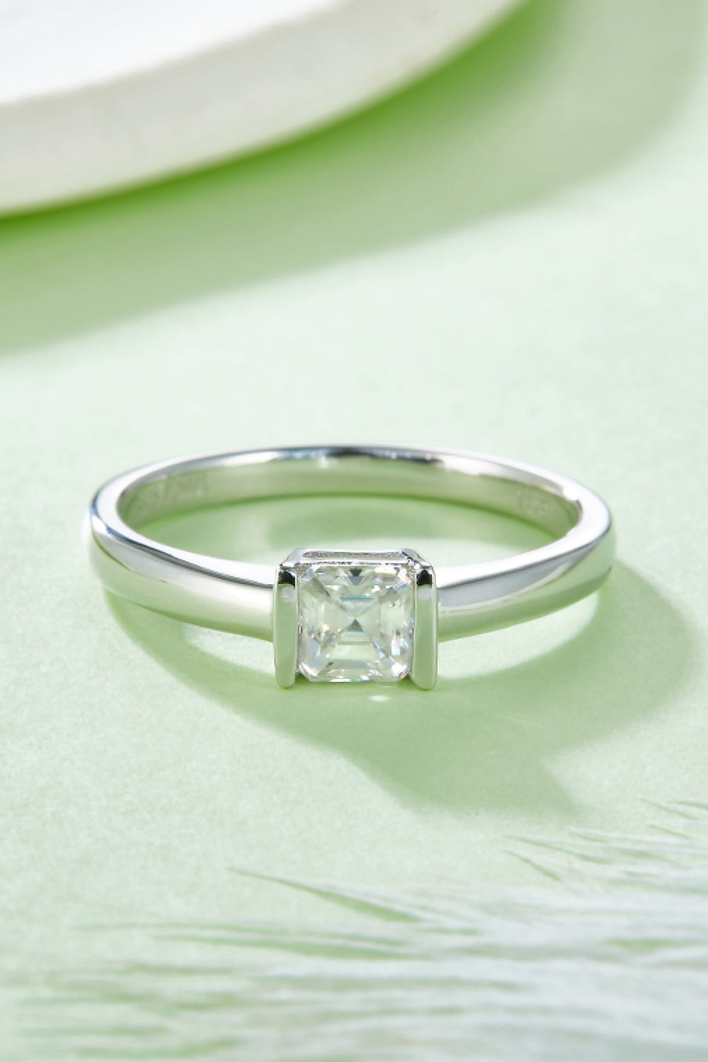 Moissanite 925 Sterling Silver Solitaire Ring king-general-store-5710.myshopify.com