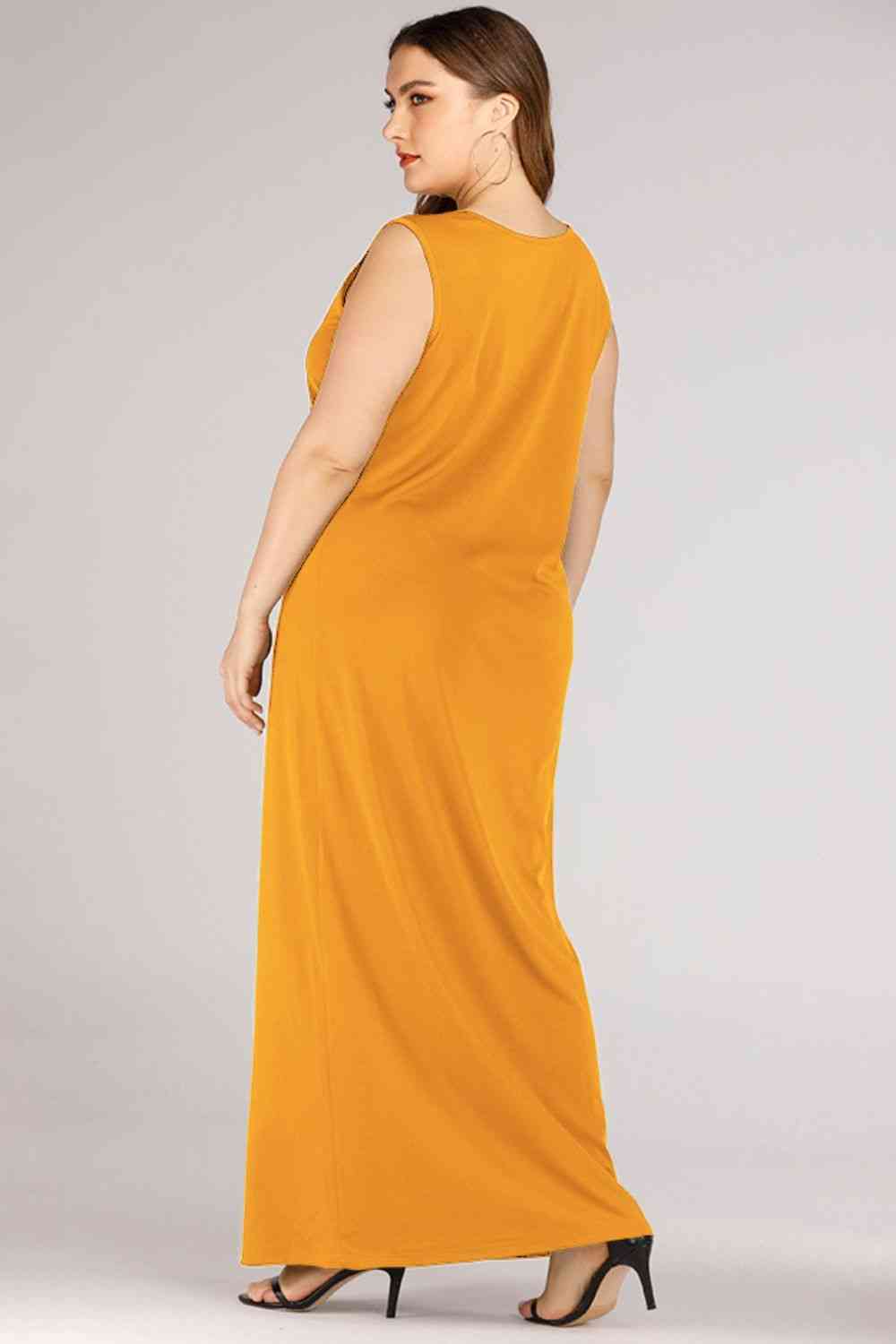 Plus Size Scoop Neck Maxi Tank Dress king-general-store-5710.myshopify.com