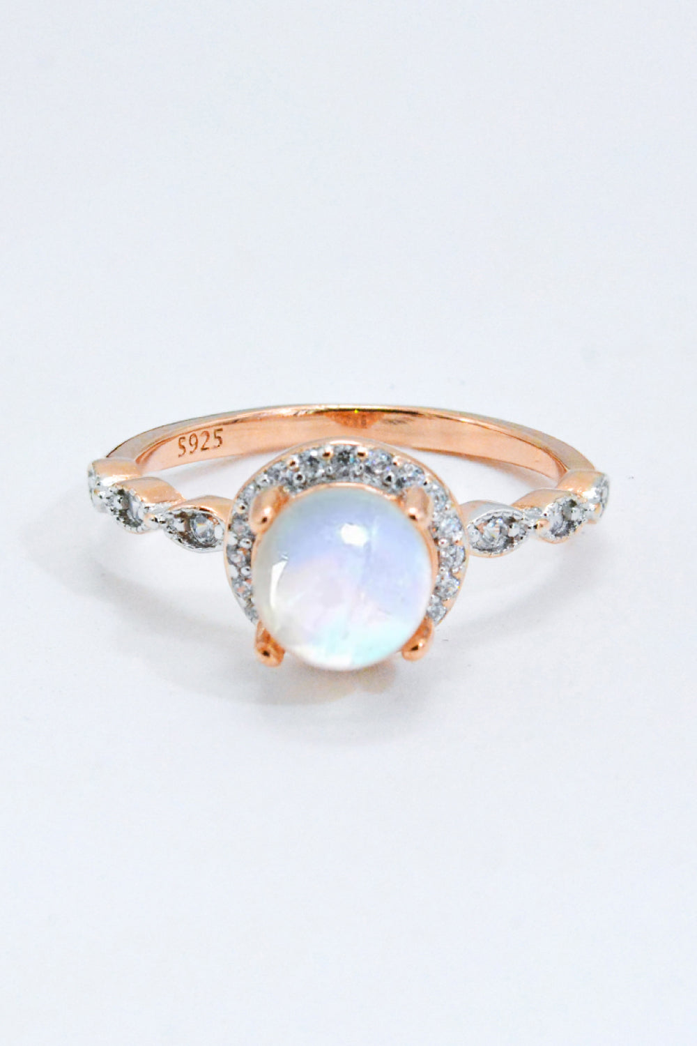 Round Moonstone Ring king-general-store-5710.myshopify.com