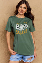 Simply Love Full Size BOO SQUAD Graphic Cotton T-Shirt king-general-store-5710.myshopify.com