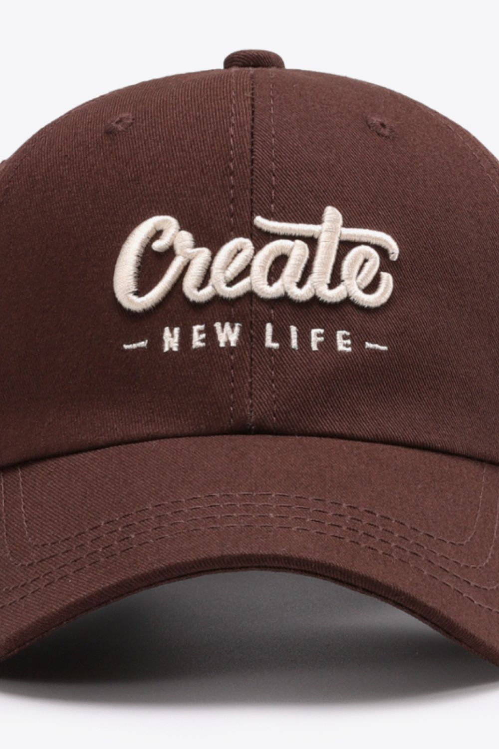 CREATE NEW LIFE Adjustable Cotton Baseball Cap king-general-store-5710.myshopify.com