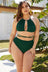 Plus Size Cutout Tied Backless Bikini Set king-general-store-5710.myshopify.com