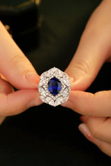 3 Carat Lab-Grown Sapphire Zircon Ring king-general-store-5710.myshopify.com