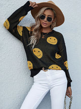 Smiley Face Sweater king-general-store-5710.myshopify.com