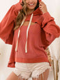 Cutout Drawstring Drop Shoulder Hoodie king-general-store-5710.myshopify.com