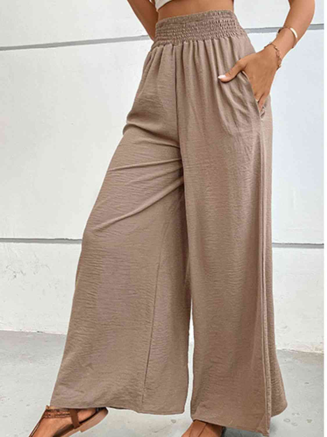 Wide Waistband Relax Fit Long Pants king-general-store-5710.myshopify.com