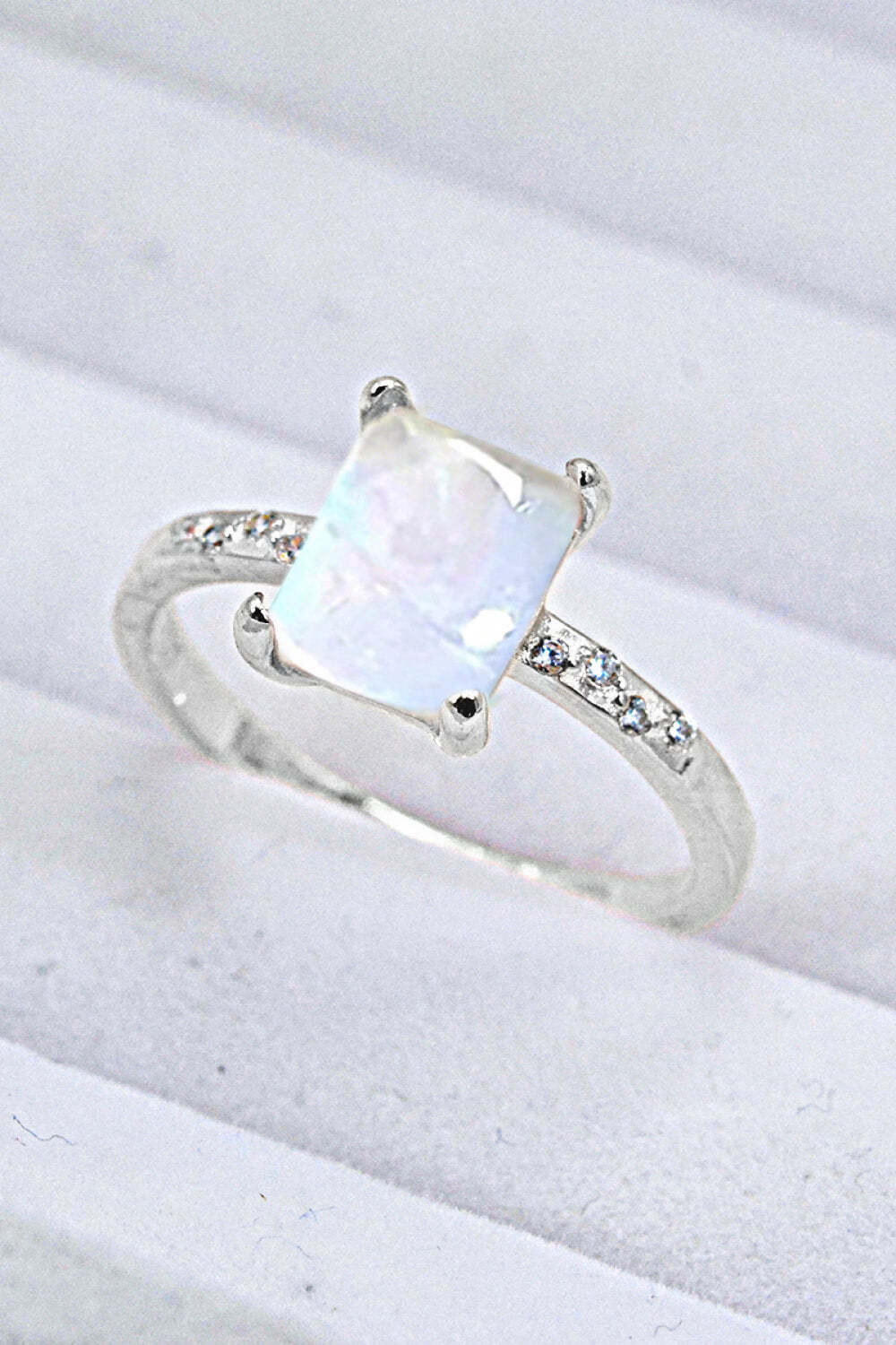 Square Moonstone Ring king-general-store-5710.myshopify.com