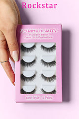 SO PINK BEAUTY Faux Mink Eyelashes 5 Pairs king-general-store-5710.myshopify.com