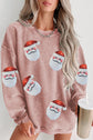 Sequin Santa Patch Ribbed Sweatshirt king-general-store-5710.myshopify.com