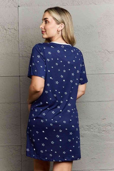 MOON NITE Quilted Quivers Button Down Sleepwear Dress king-general-store-5710.myshopify.com
