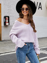 V-Neck Rib-Knit Top king-general-store-5710.myshopify.com