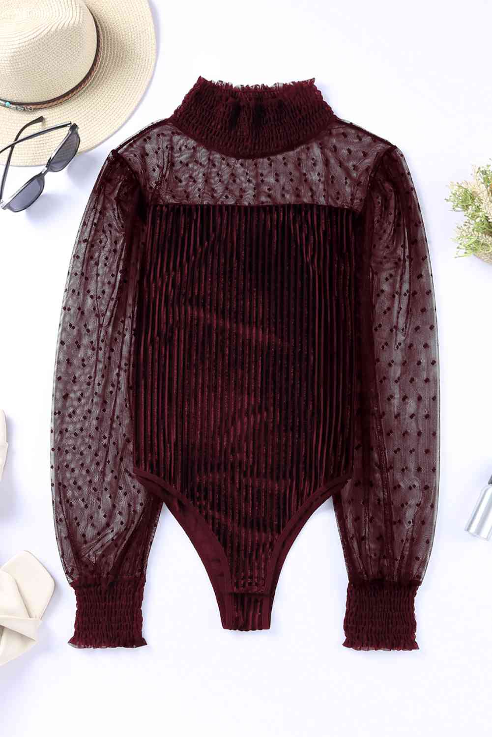 Mesh Long Sleeve Bodysuit king-general-store-5710.myshopify.com