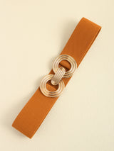 Geometric Buckle Elastic Wide Belt king-general-store-5710.myshopify.com