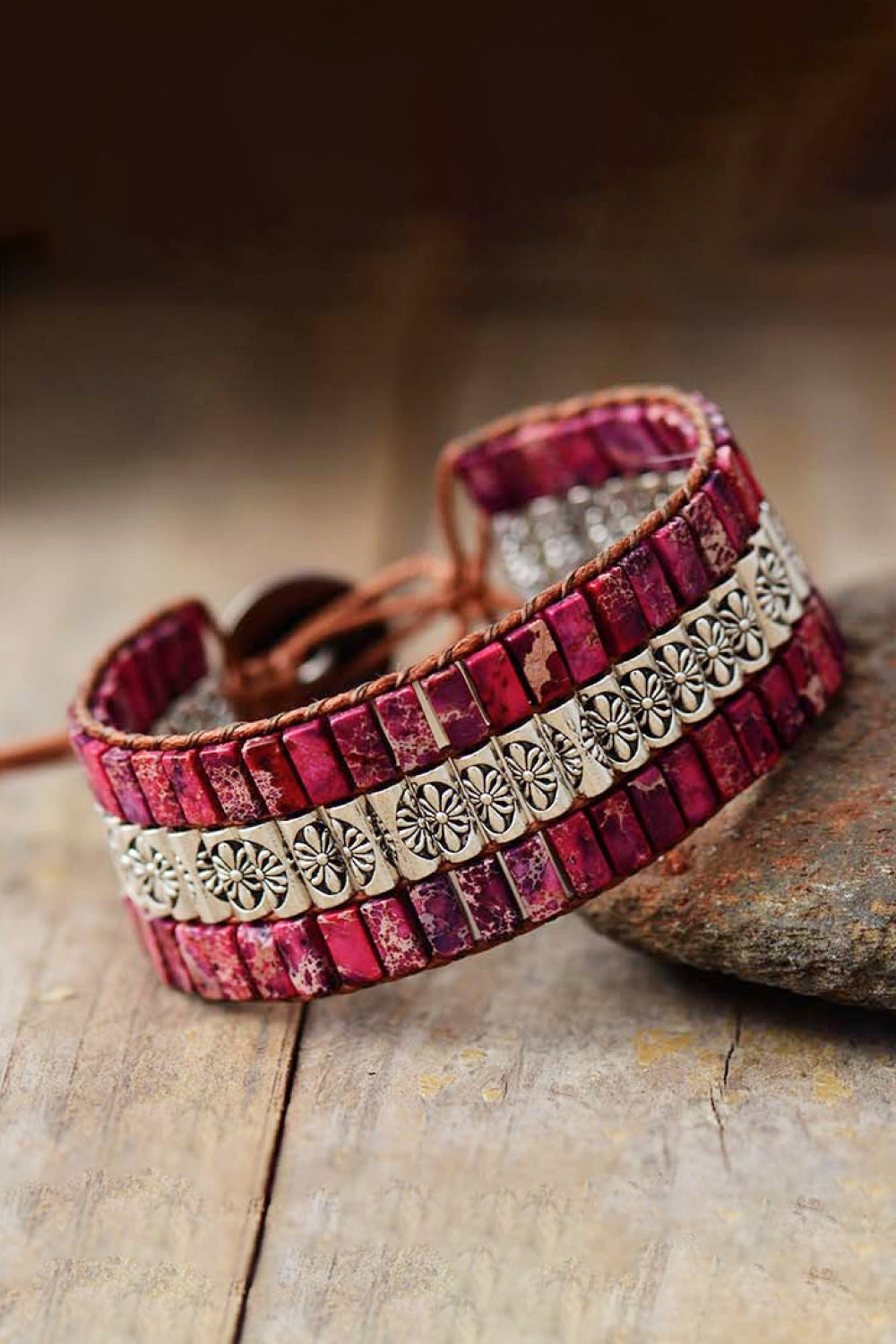 Handmade Triple Layer Natural Stone Bracelet king-general-store-5710.myshopify.com