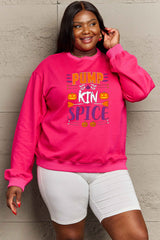 Simply Love Full Size PUMPKIN SPICE Graphic Sweatshirt king-general-store-5710.myshopify.com